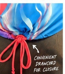 Board Sock drawcord closure